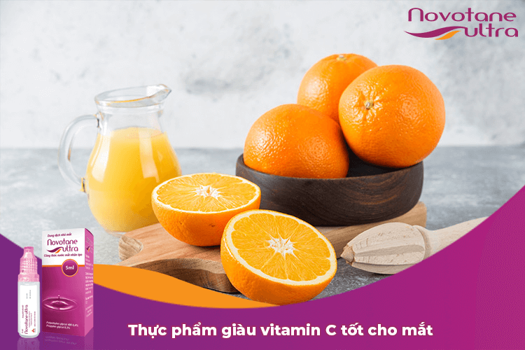 Thực phẩm giàu vitamin C tốt cho mắt