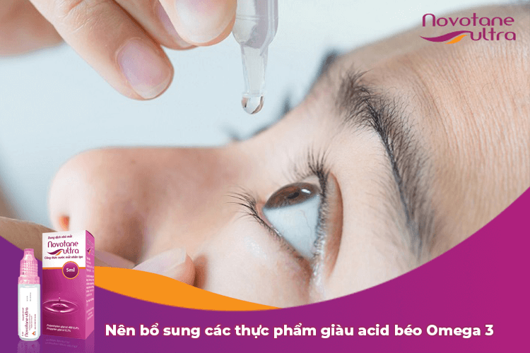 Nước mắt nhân tạo được sử dụng cho bệnh nhân bị khô mắt