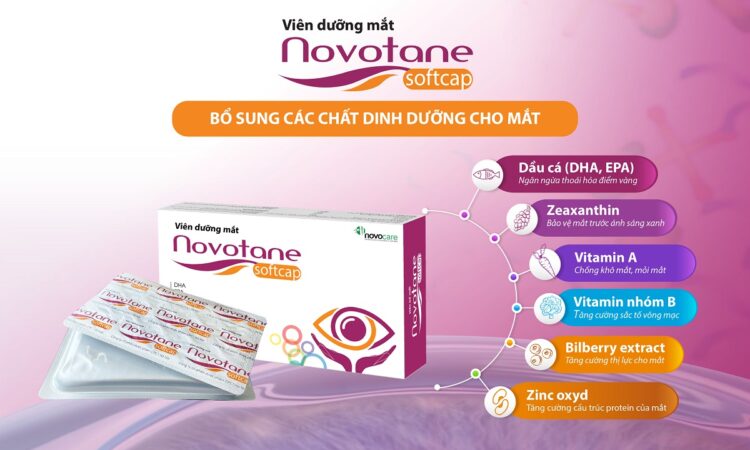 viên dưỡng mắt Novotane Softcap