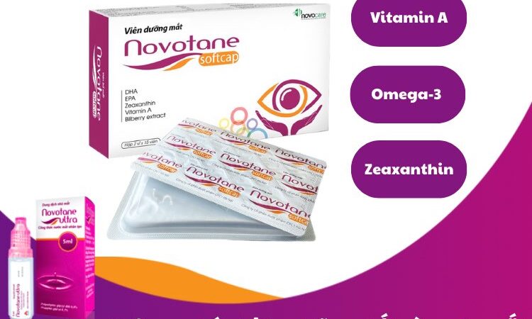 Viên dưỡng mắt Novotane Softcap giá bao nhiêu? Công dụng?