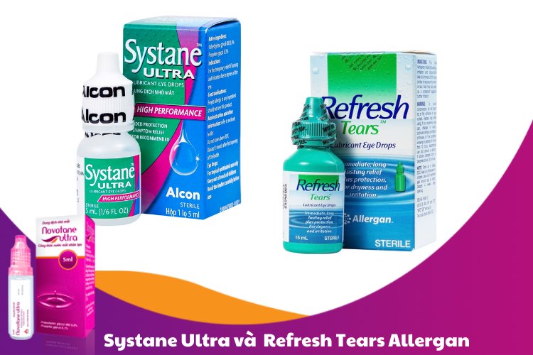 Systane ultra và Refresh Tears Allergan
